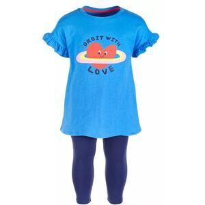 Epic Threads Toddler Girls Orbit With Love Tunic & Leggings, 2 Piece Set, 3T 115